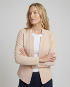 Elegant Blazer Women-fela-boutique20250227-Calm Wears-Khaki-S-Calm Wears