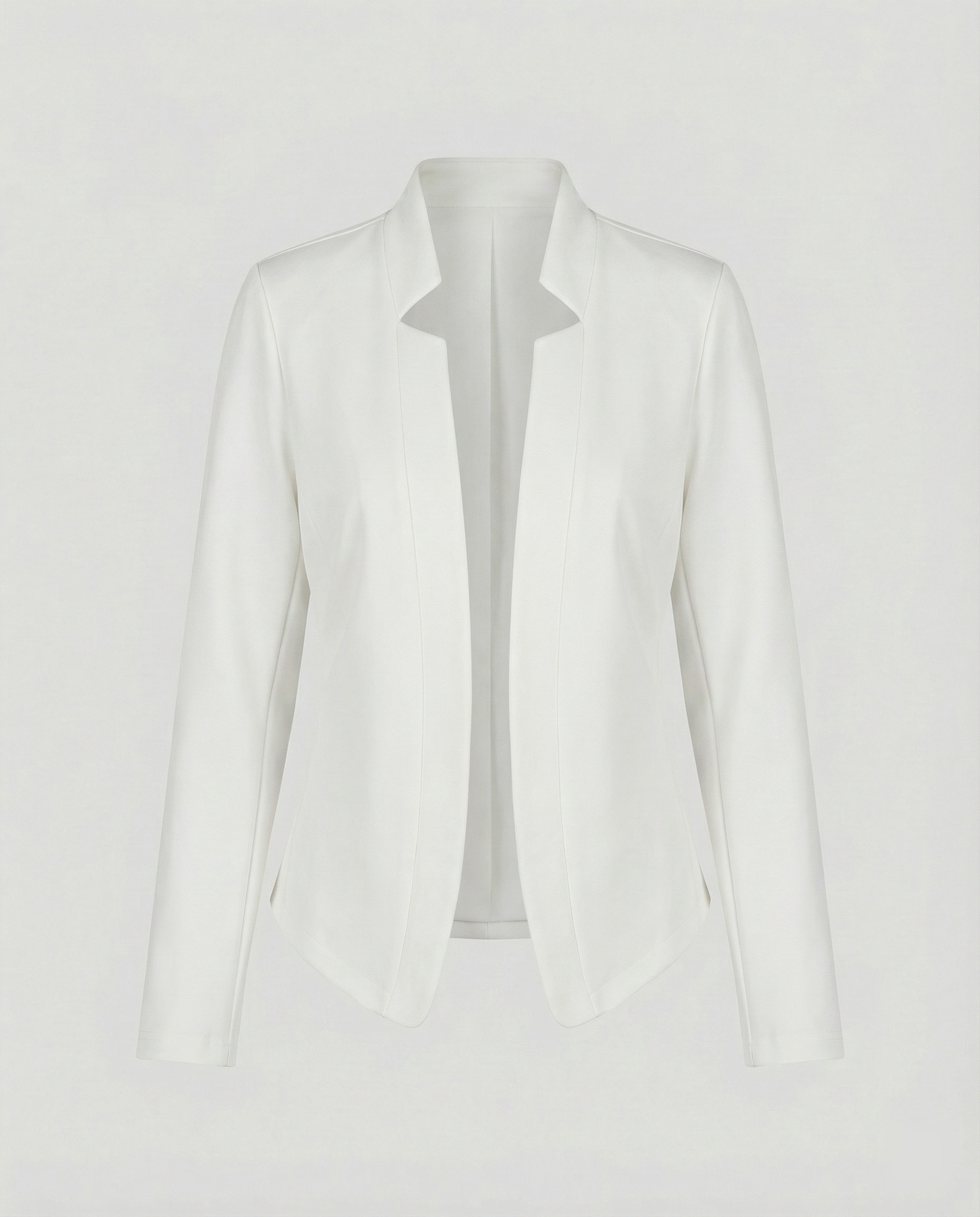Elegant Blazer Women-fela-boutique20250227-Calm Wears-White-S-Calm Wears