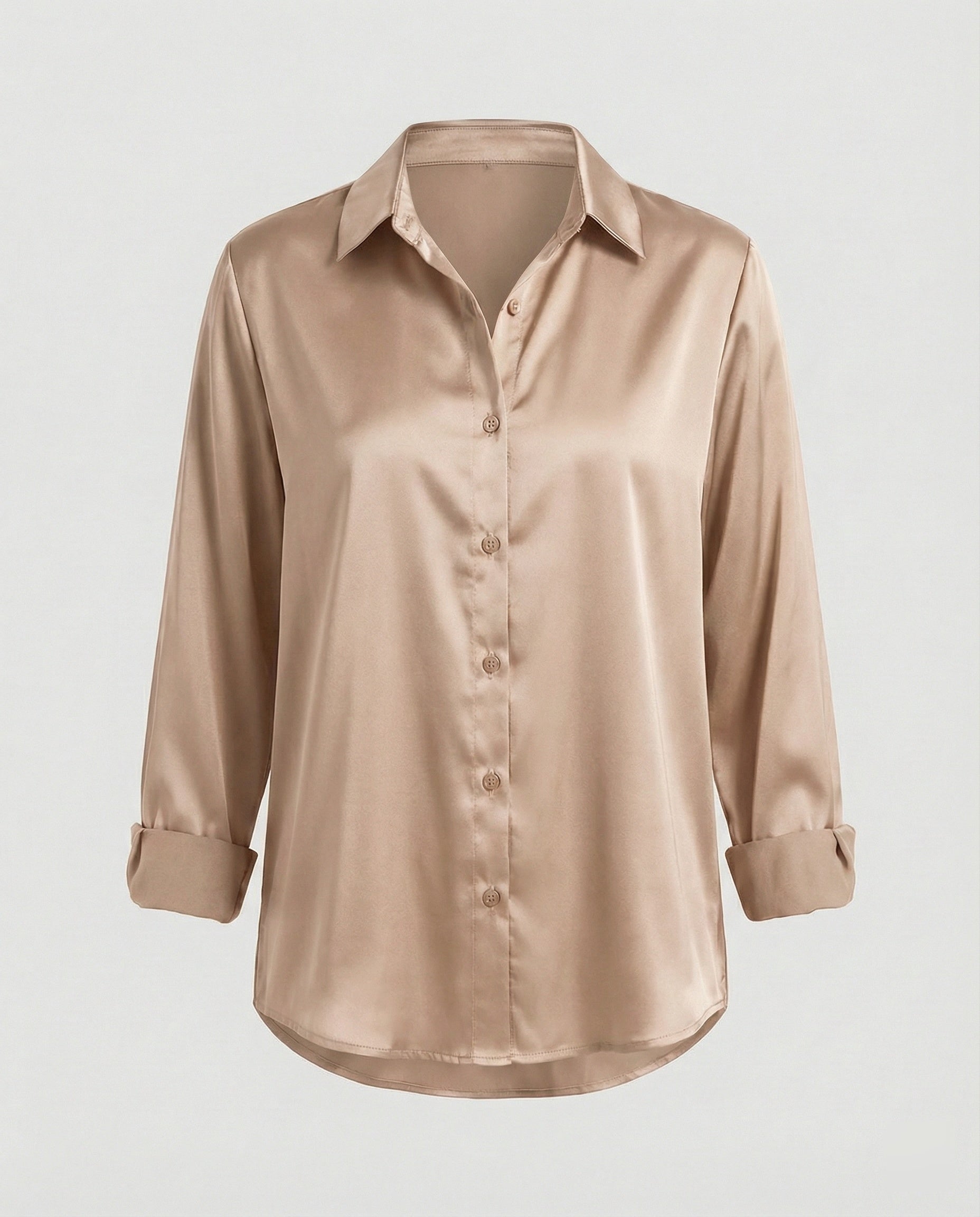 Elegant Blouse Top Women-https://detail.1688.com/offer/1010164727932.html-Calm Wears-Apricot-S-Calm Wears