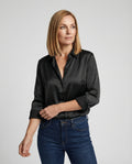 Elegant Blouse Top Women-https://detail.1688.com/offer/1010164727932.html-Calm Wears-Black-S-Calm Wears