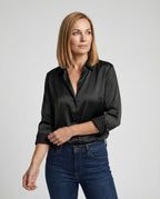 Elegant Blouse Top Women-https://detail.1688.com/offer/1010164727932.html-Calm Wears-Black-S-Calm Wears