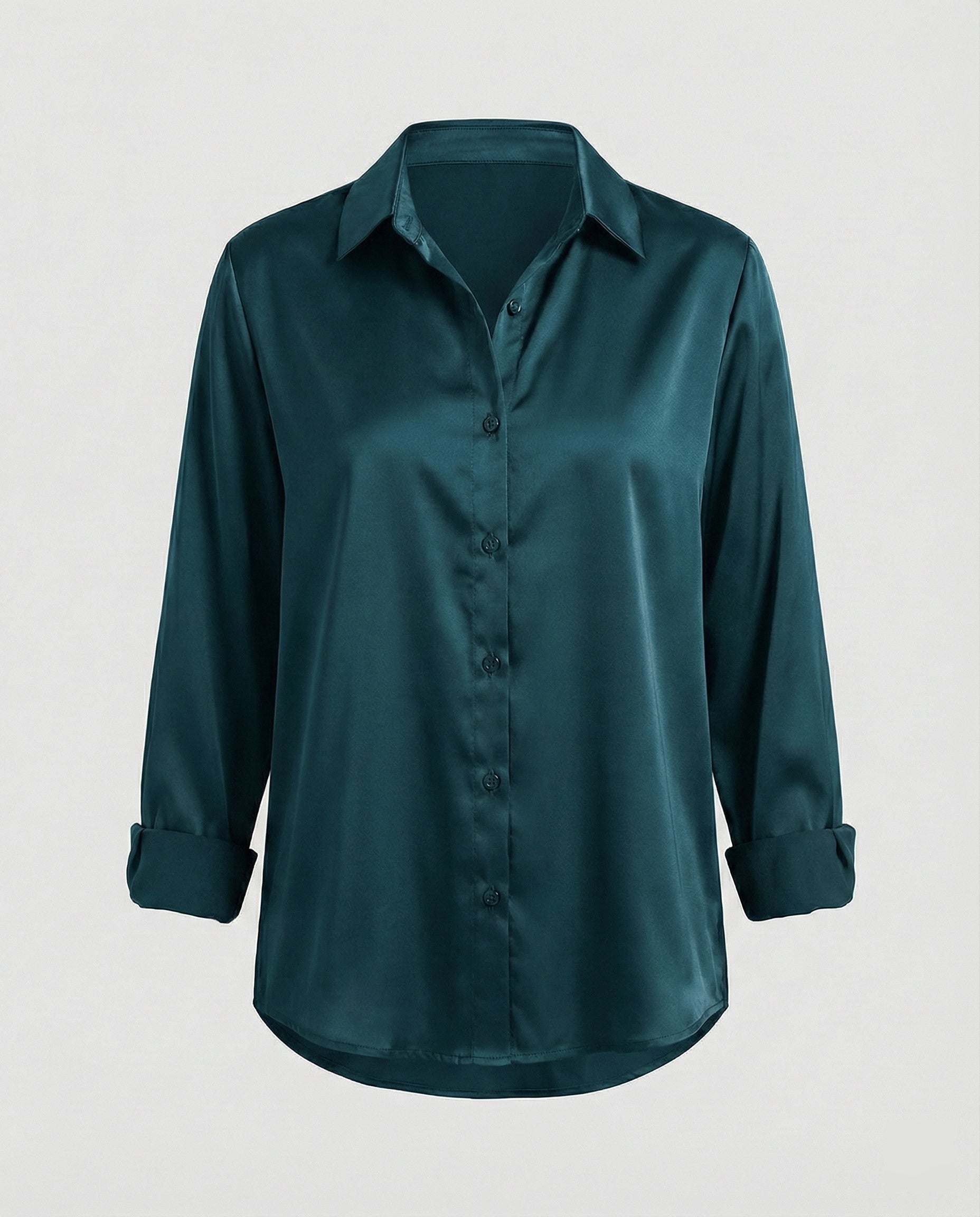 Elegant Blouse Top Women-https://detail.1688.com/offer/1010164727932.html-Calm Wears-Dark blue-S-Calm Wears