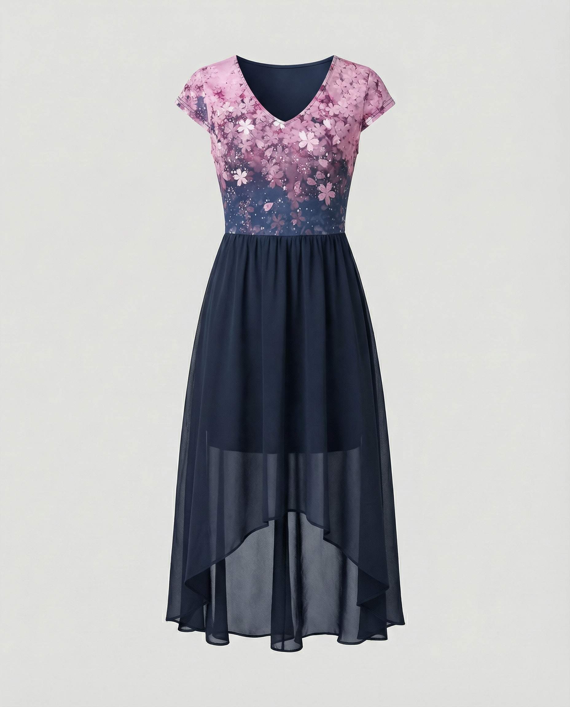 Elegant Chiffon Party Dress Women-alpenrose20240906-Calm Wears-Pink Blue-S-Calm Wears