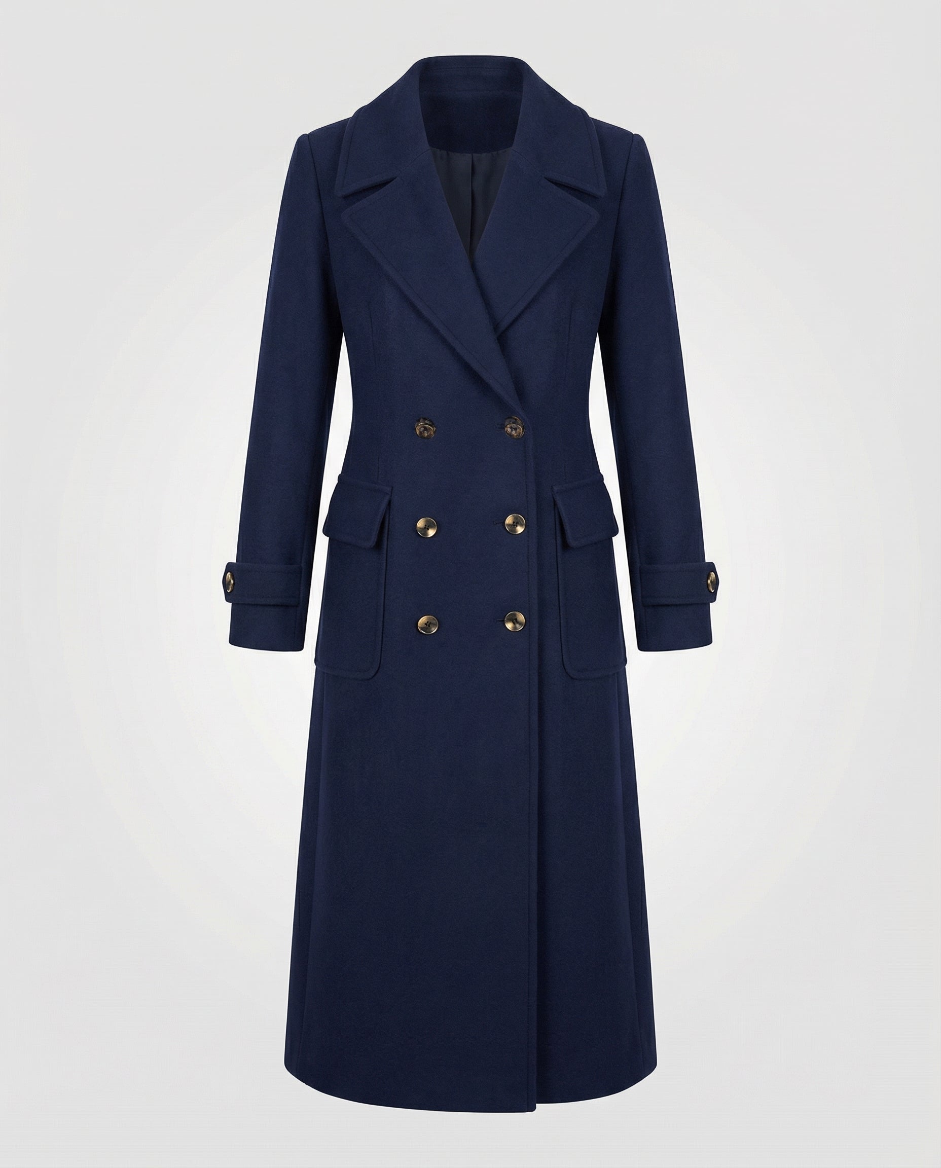 Elegant Double-breasted Wool Coat-royal elysian20251224-Calm Wears-Blue-S-Calm Wears
