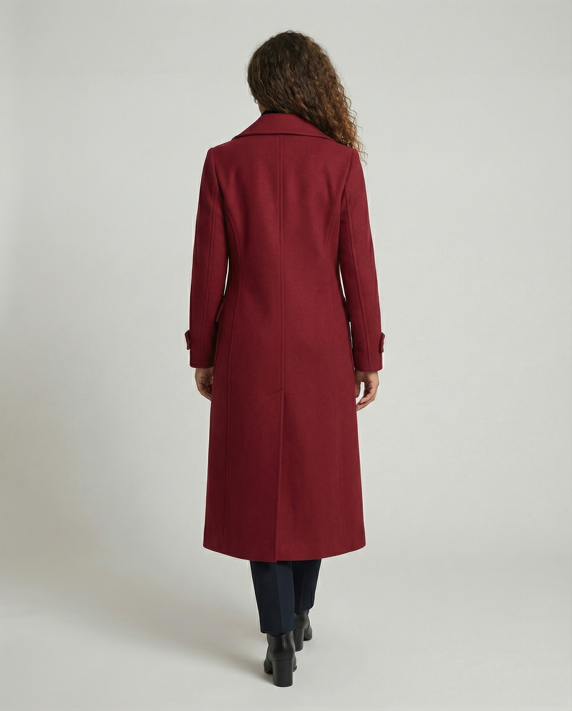 Elegant Double-breasted Wool Coat-royal elysian20251224-Calm Wears-Red-S-Calm Wears