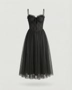 Elegant Evening Dress Women Glamour-lucies boutique20240822-Calm Wears-Black-S-Calm Wears