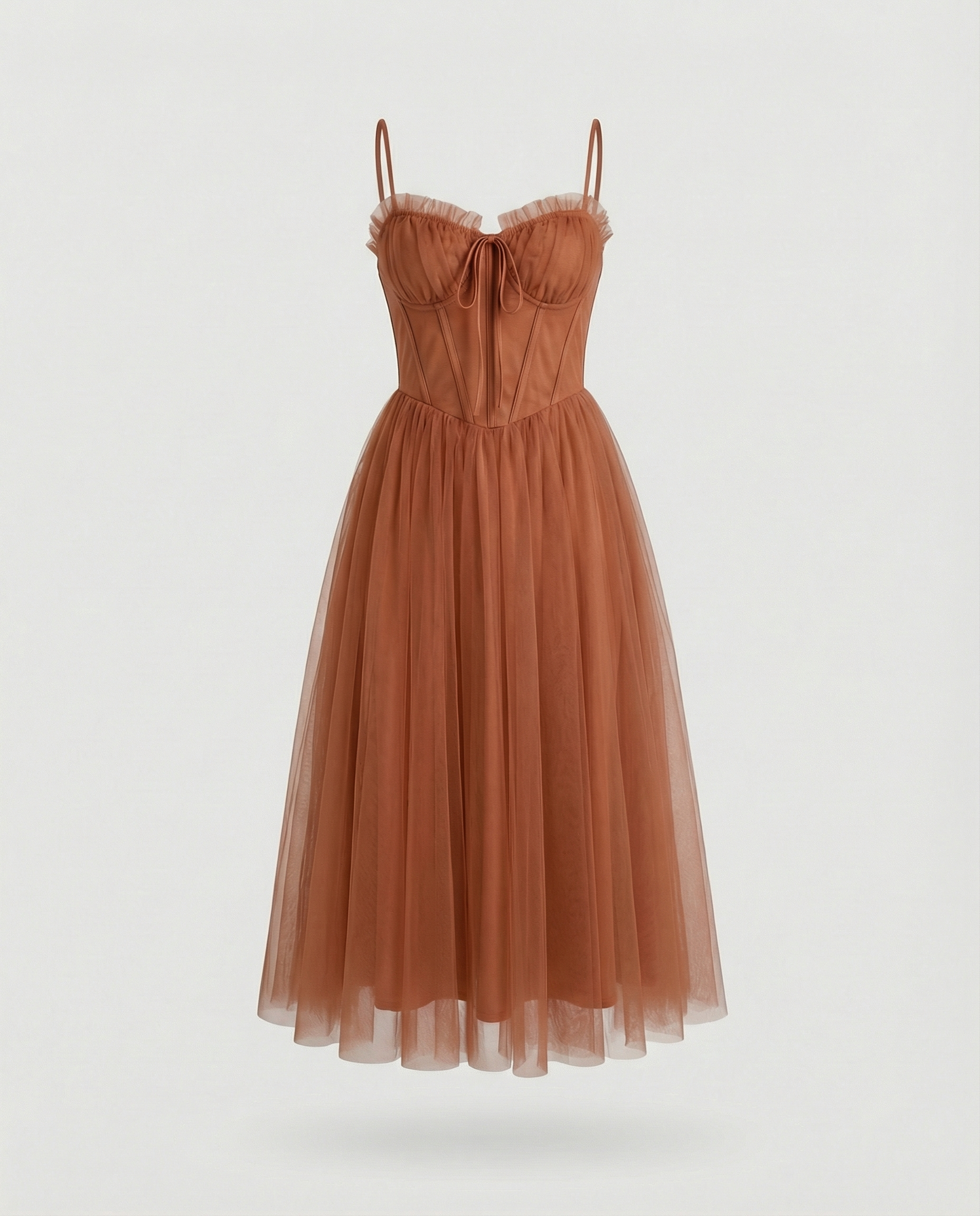 Elegant Evening Dress Women Glamour-lucies boutique20240822-Calm Wears-Brown-S-Calm Wears