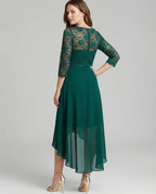 Elegant Festive Maxi Dress-leyna moda20250310-Calm Wears-Dark green-32-Calm Wears