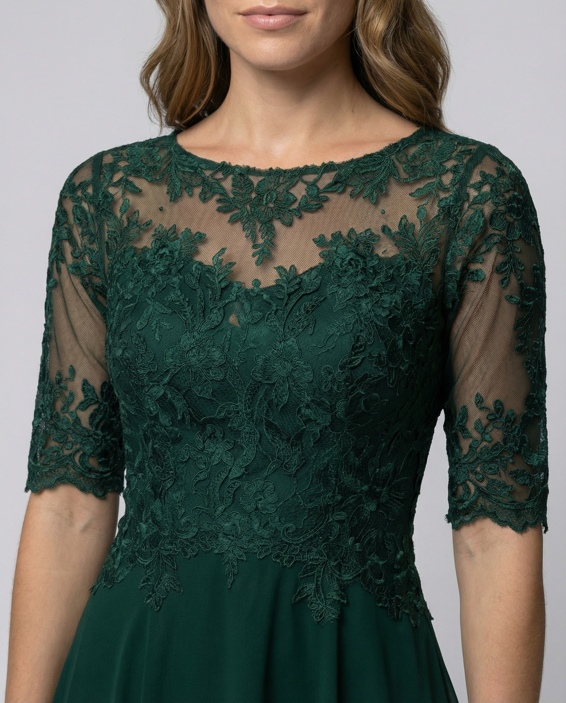 Elegant Festive Maxi Dress-leyna moda20250310-Calm Wears-Dark green-32-Calm Wears