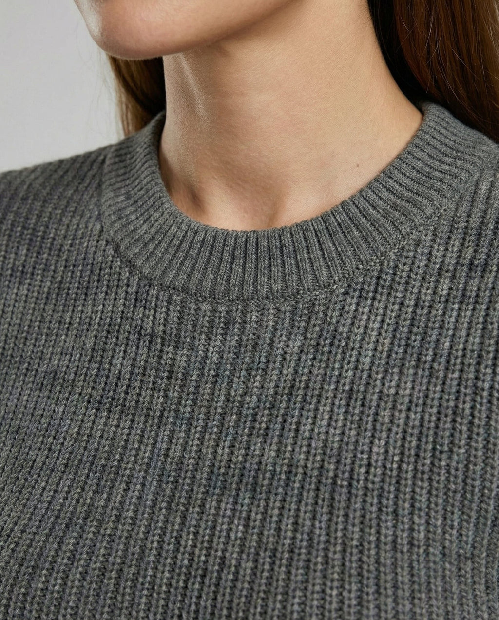 Elegant Figure-Hugging Knitted Midi Dress-van dijk fashion20240814-Calm Wears-Gray-S-Calm Wears