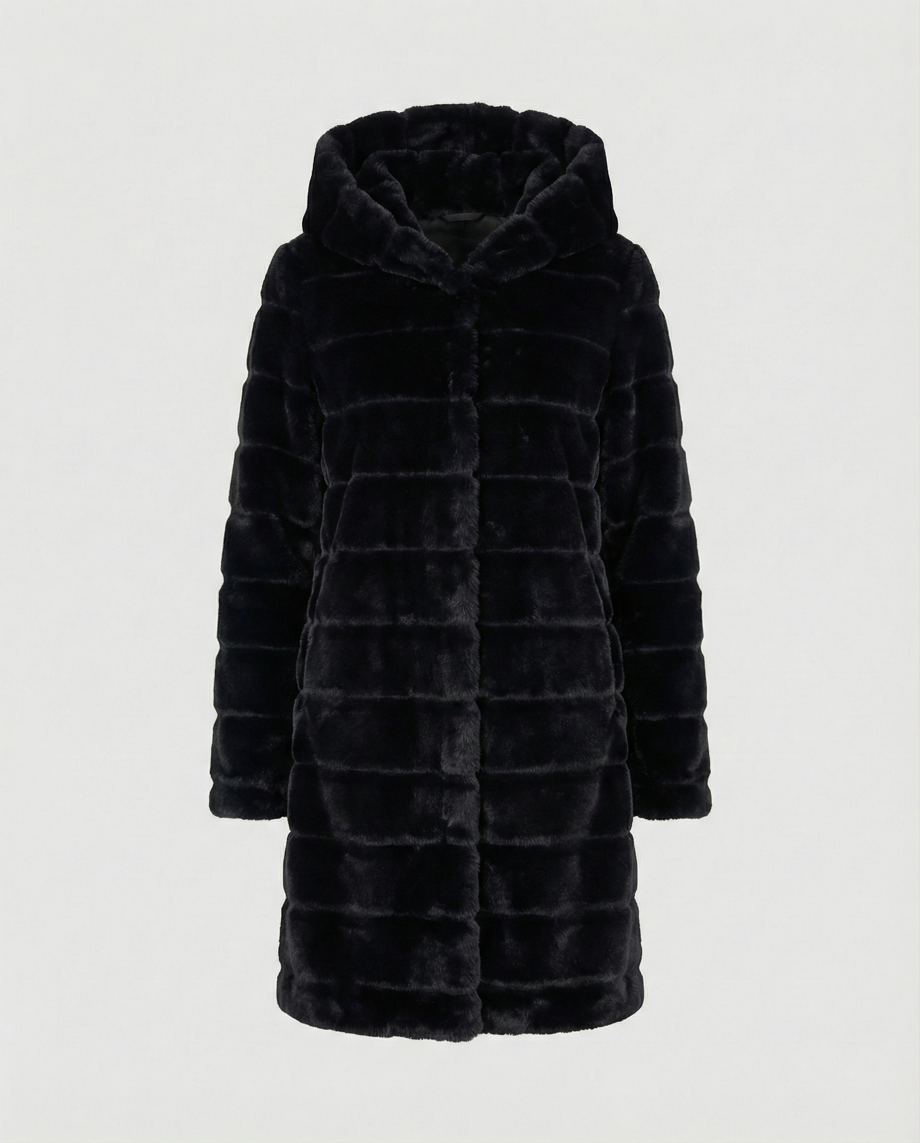 Elegant Fleece Winter Jacket Women-glass skin20251202-Calm Wears-Black-S-Calm Wears