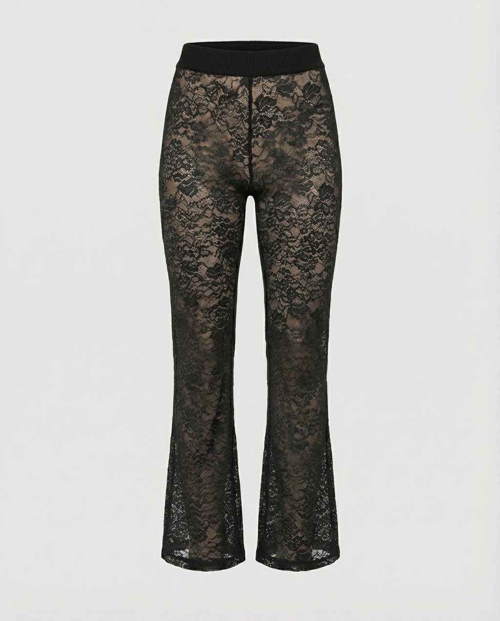 Elegant Lace Pants Women-allure fashion20251113-Calm Wears-Black-S-Calm Wears