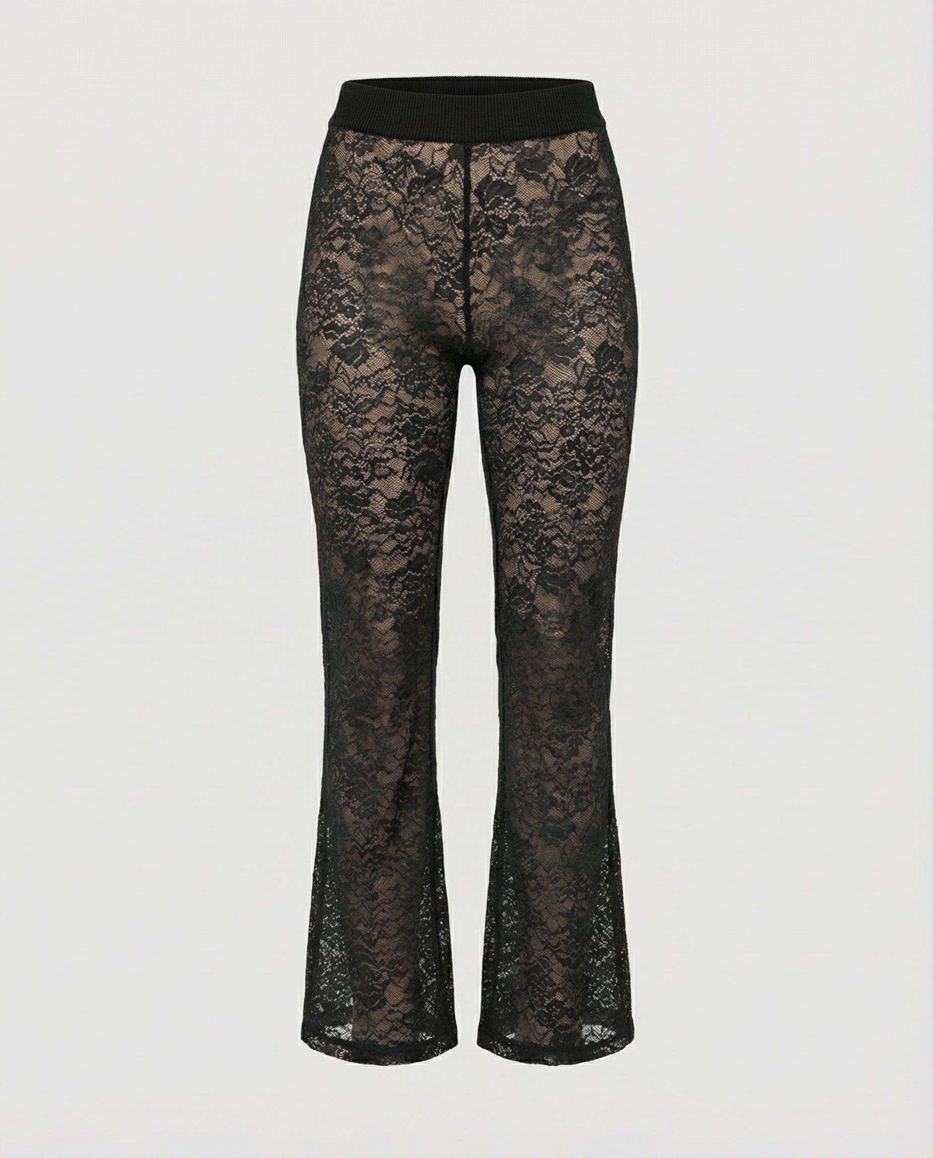Elegant Lace Pants Women-allure fashion20251113-Calm Wears-Black-S-Calm Wears