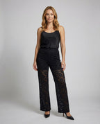 Elegant Lace Pants Women-allure fashion20251113-Calm Wears-Black-S-Calm Wears