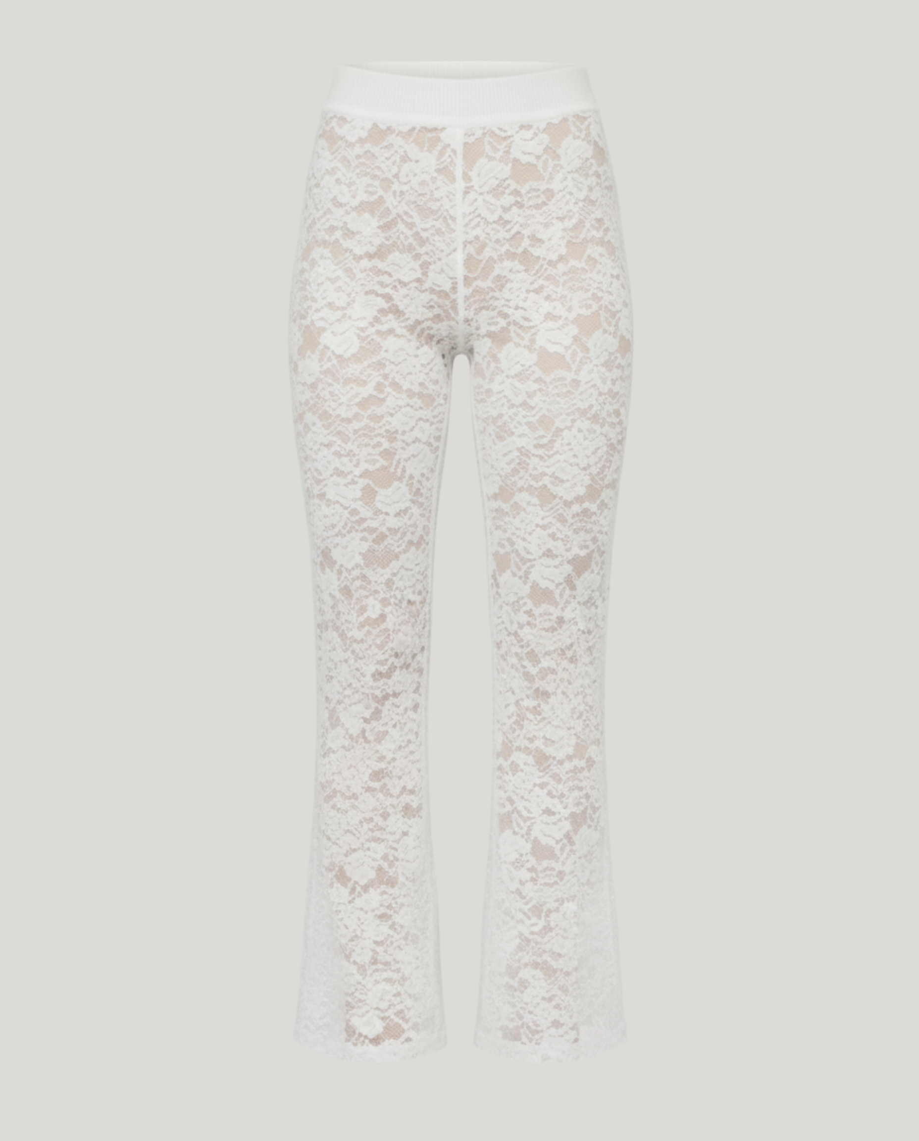 Elegant Lace Pants Women-allure fashion20251113-Calm Wears-White-S-Calm Wears