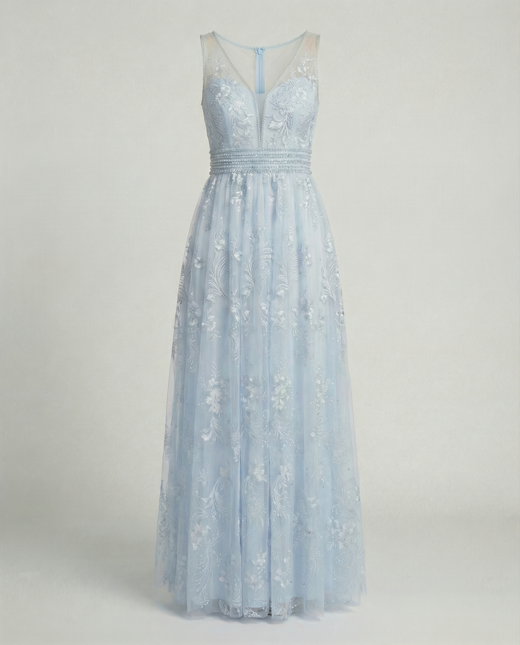 Elegant Ladies Mesh Dress Party-velanora20240828-Calm Wears-Blue-S-Calm Wears