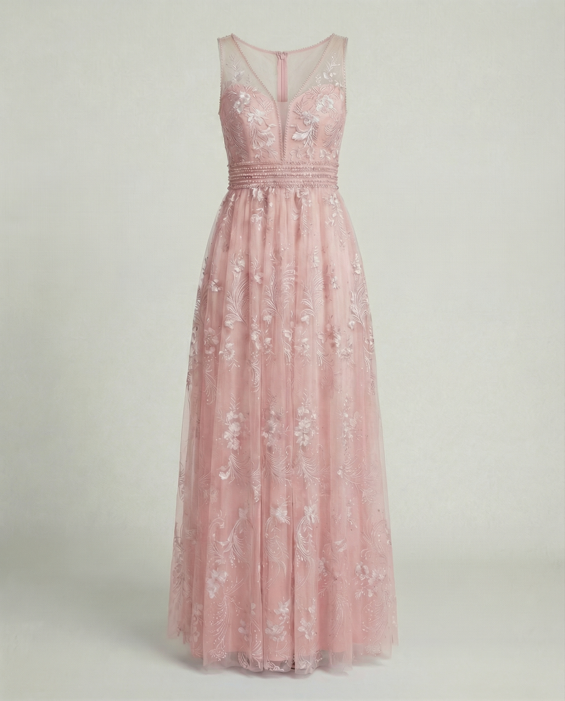 Elegant Ladies Mesh Dress Party-velanora20240828-Calm Wears-Pink-S-Calm Wears