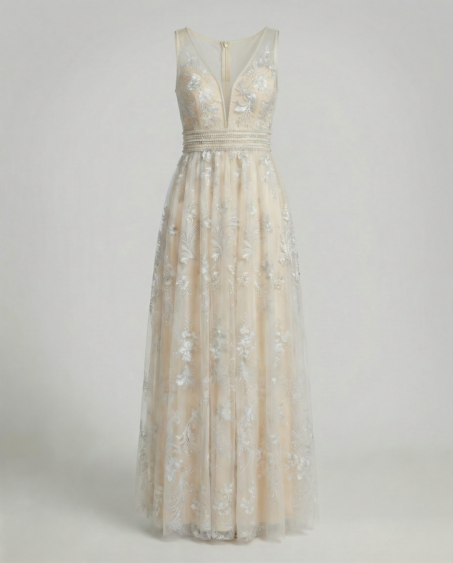 Elegant Ladies Mesh Dress Party-velanora20240828-Calm Wears-White-S-Calm Wears