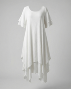 Elegant ladies slit dress evening-havsbris20240903-Calm Wears-White-S-Calm Wears