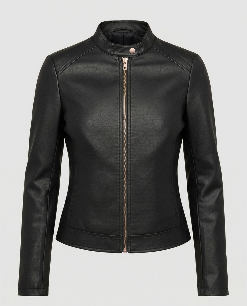 Elegant Leather Jacket Women-utrechtse mode20251111-Calm Wears-Black-S-Calm Wears