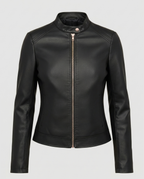 Elegant Leather Jacket Women-utrechtse mode20251111-Calm Wears-Black-S-Calm Wears