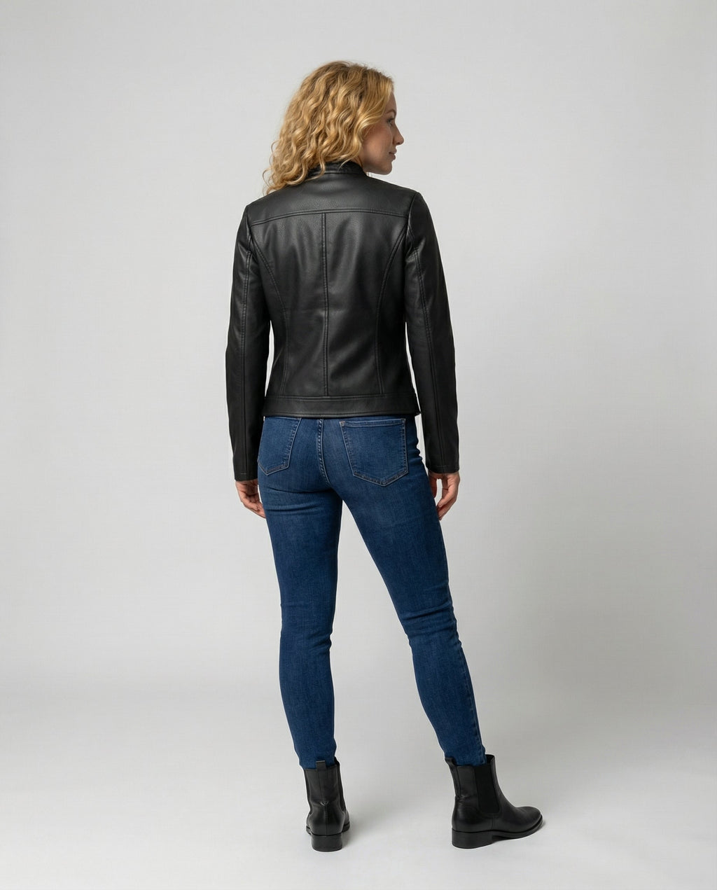 Elegant Leather Jacket Women-utrechtse mode20251111-Calm Wears-Black-S-Calm Wears
