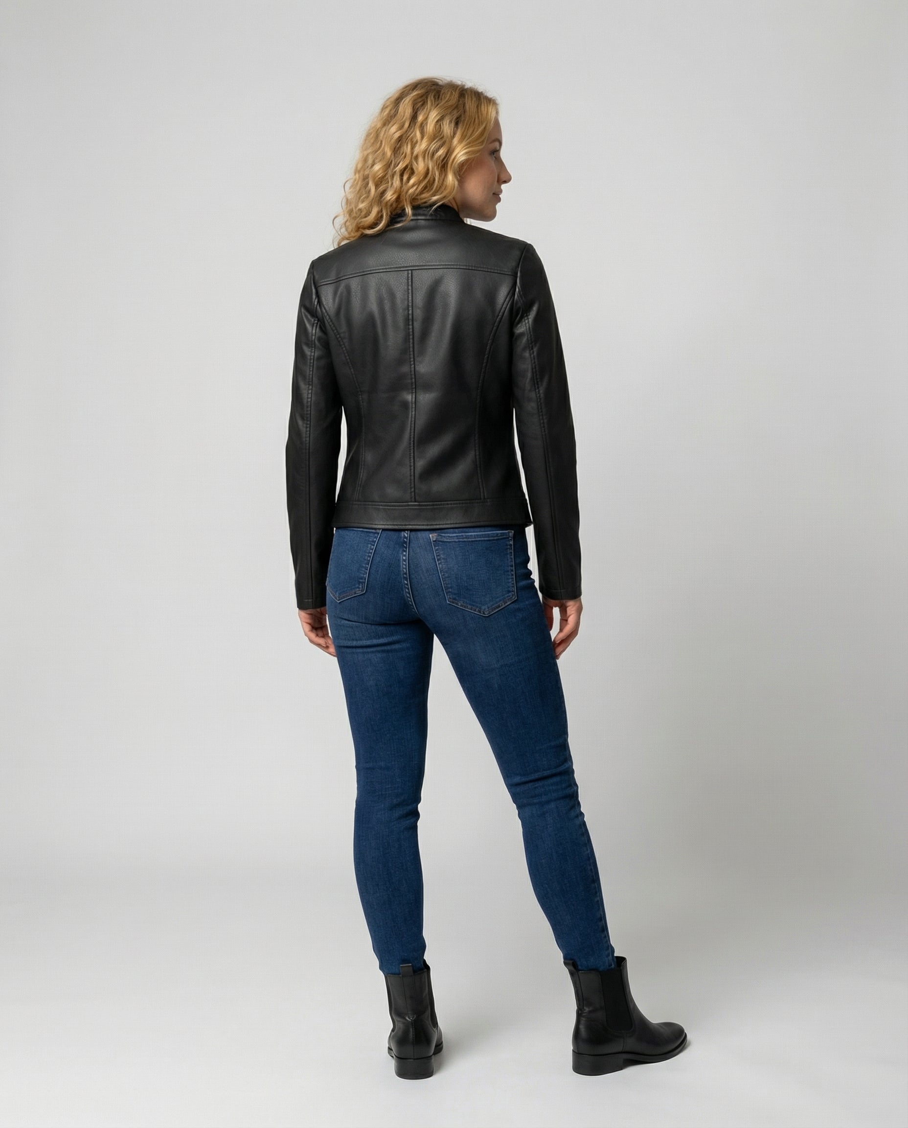 Elegant Leather Jacket Women-utrechtse mode20251111-Calm Wears-Black-S-Calm Wears