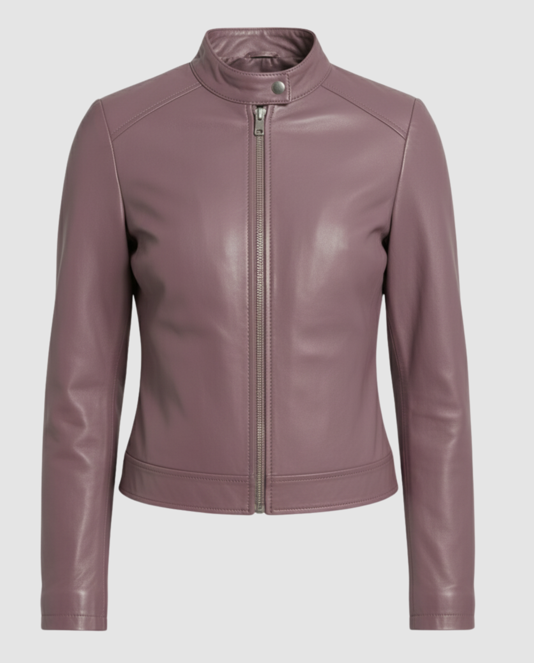 Elegant Leather Jacket Women-utrechtse mode20251111-Calm Wears-Lilac-S-Calm Wears