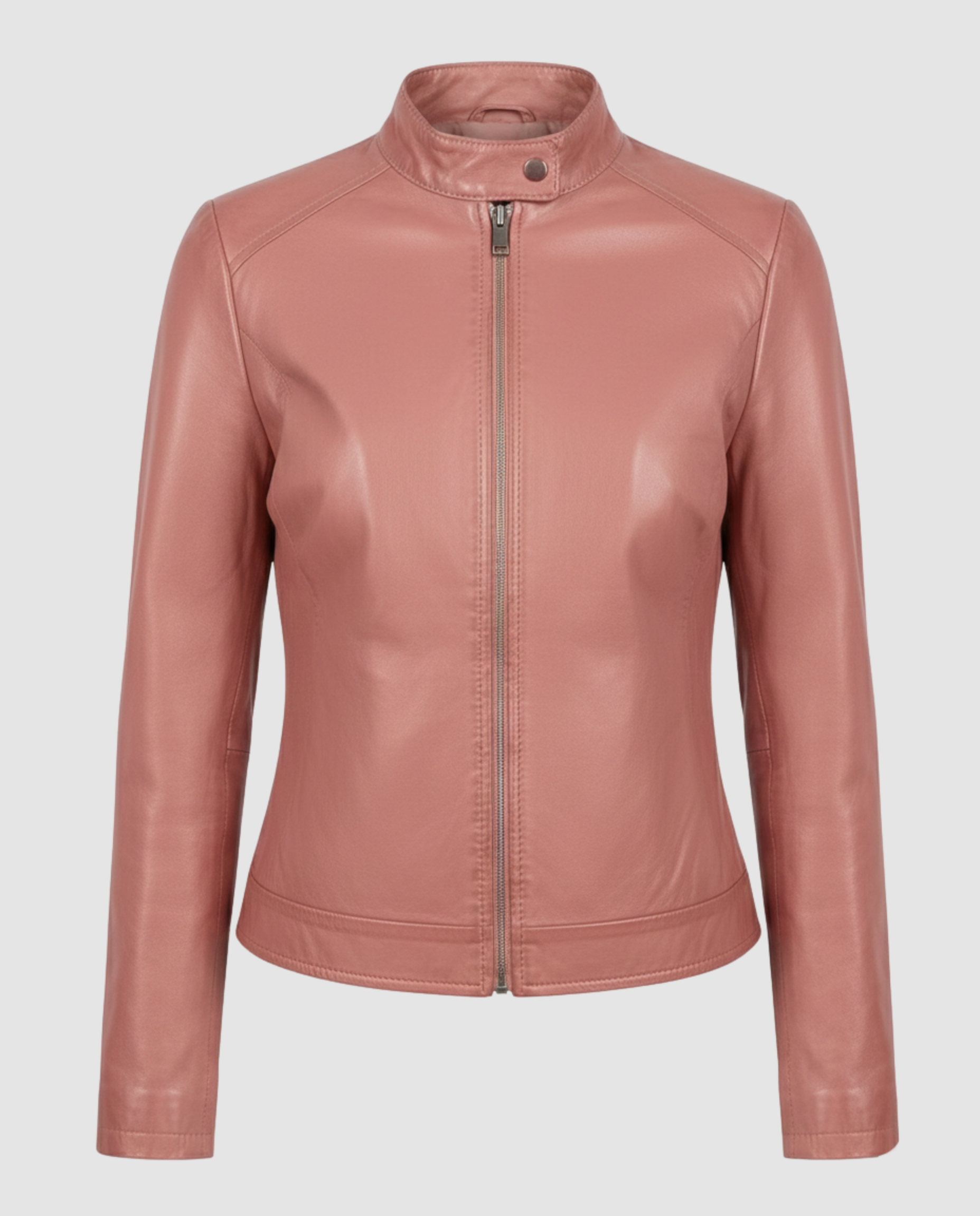 Elegant Leather Jacket Women-utrechtse mode20251111-Calm Wears-Pink-S-Calm Wears