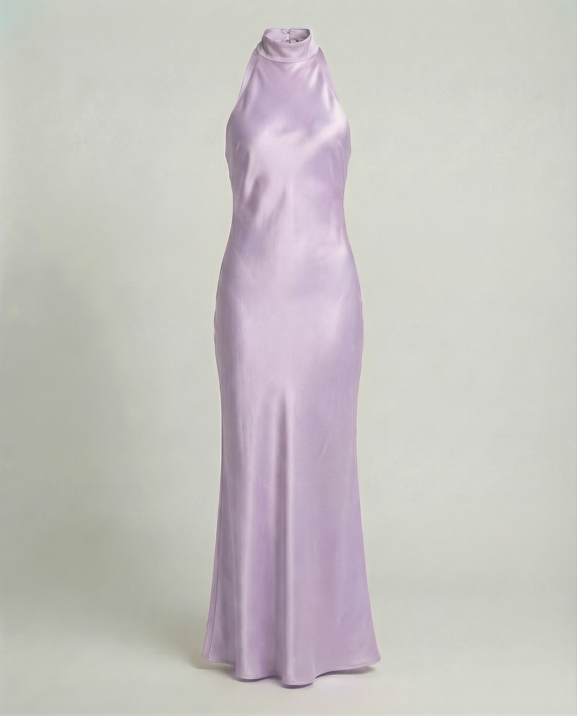 Elegant Maxi Dress Women Satin-https://detail.1688.com/offer/945441606620.html-Calm Wears-Light lilac-S-Calm Wears