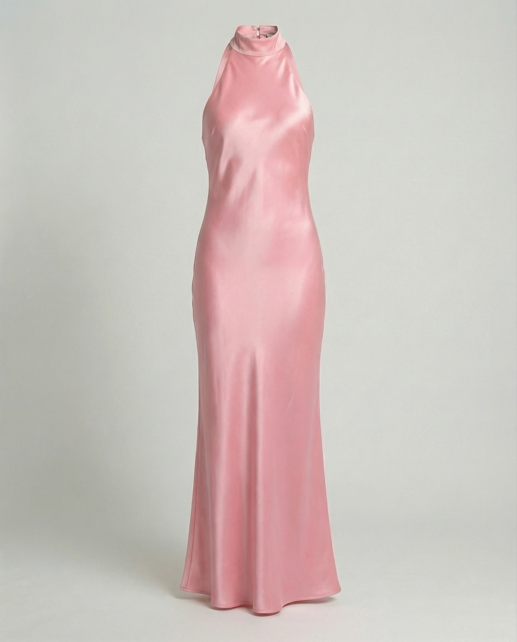 Elegant Maxi Dress Women Satin-https://detail.1688.com/offer/945441606620.html-Calm Wears-Pink-S-Calm Wears