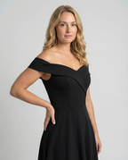 Elegant Off-Shoulder Evening Dress-stuttgart-mode20250214-Calm Wears-Black-S-Calm Wears