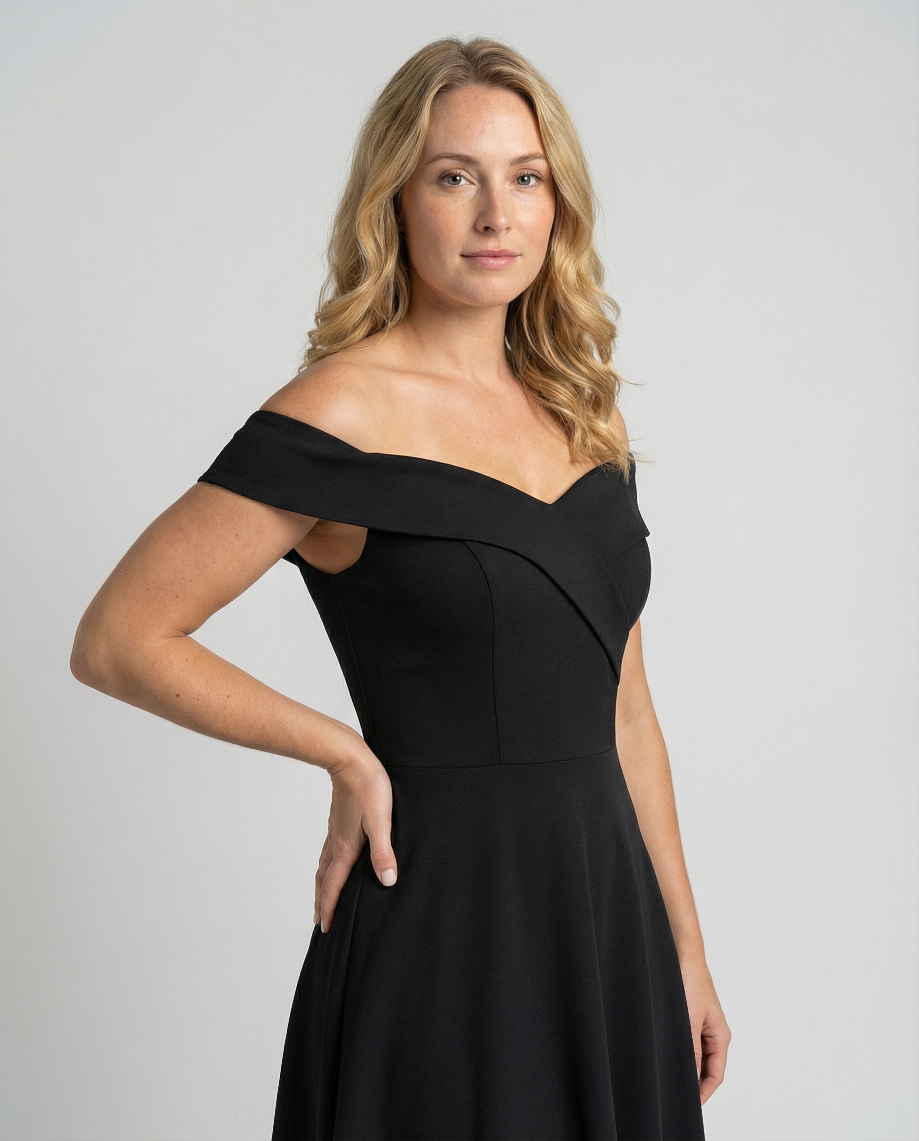 Elegant Off-Shoulder Evening Dress-stuttgart-mode20250214-Calm Wears-Black-S-Calm Wears