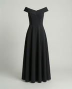 Elegant Off-Shoulder Evening Dress-stuttgart-mode20250214-Calm Wears-Black-S-Calm Wears