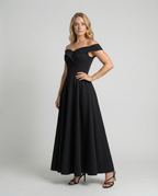 Elegant Off-Shoulder Evening Dress-stuttgart-mode20250214-Calm Wears-Black-S-Calm Wears