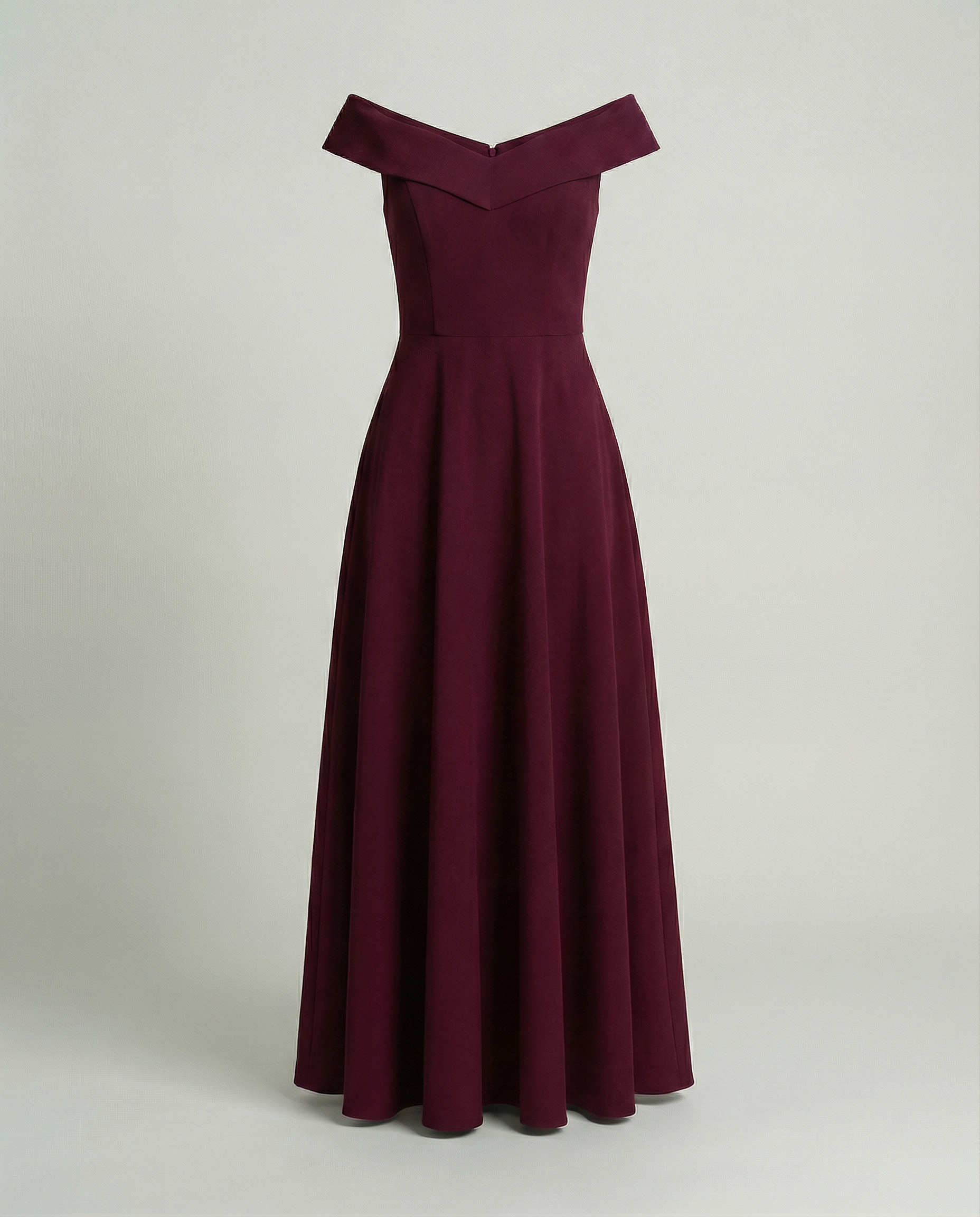 Elegant Off-Shoulder Evening Dress-stuttgart-mode20250214-Calm Wears-Red-S-Calm Wears