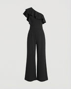 Elegant off-shoulder jumpsuit with ruffle-https://detail.1688.com/offer/910998347206.html-Calm Wears-Black-S-Calm Wears