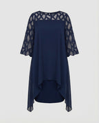 Elegant plus size midi dress-luxza-fashion20250205-Calm Wears-Blue-L-Calm Wears