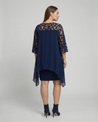 Elegant plus size midi dress-luxza-fashion20250205-Calm Wears-Blue-L-Calm Wears