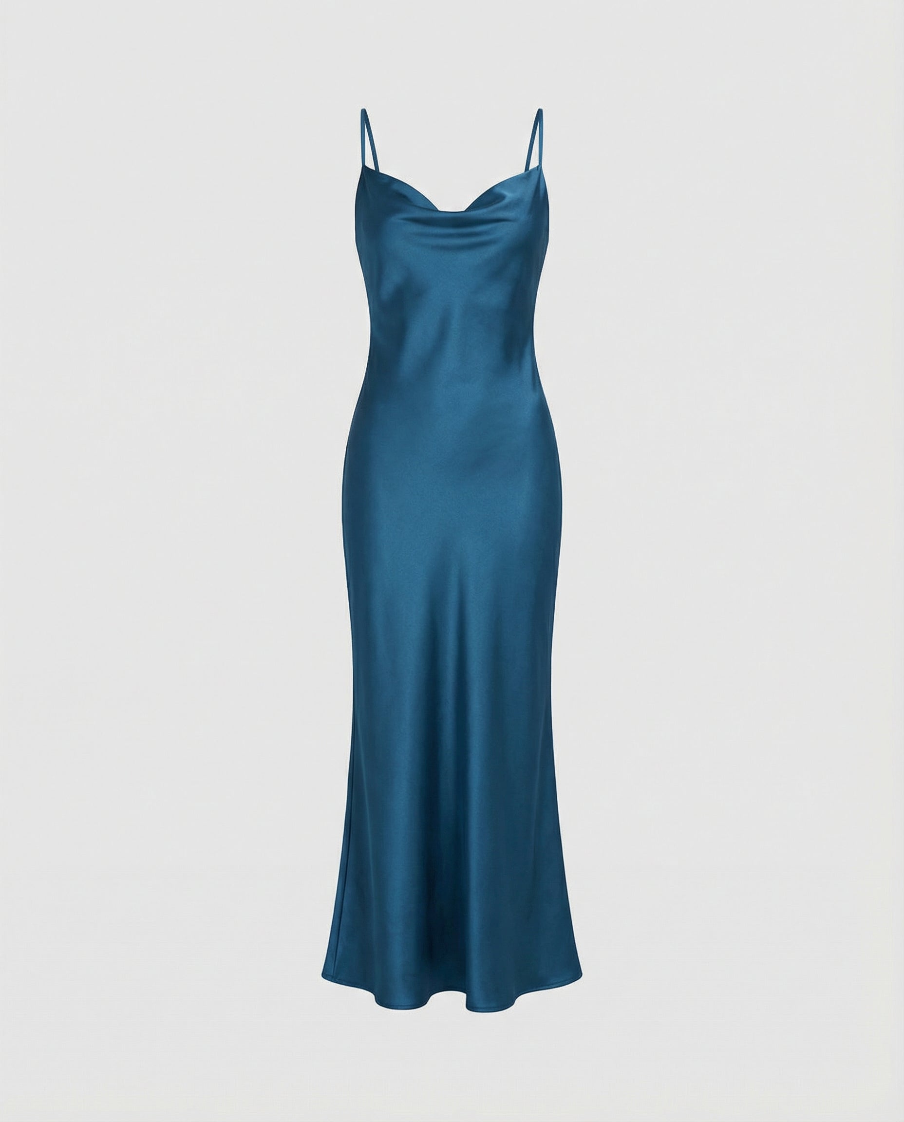 Elegant Satin Dress Women-modedirect20241216-Calm Wears-Blue-S-Calm Wears