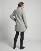 Elegant Short Coat Women-neumann mode20251226-Calm Wears-Gray-S (36)-Calm Wears