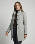 Elegant Short Coat Women-neumann mode20251226-Calm Wears-Gray-S (36)-Calm Wears