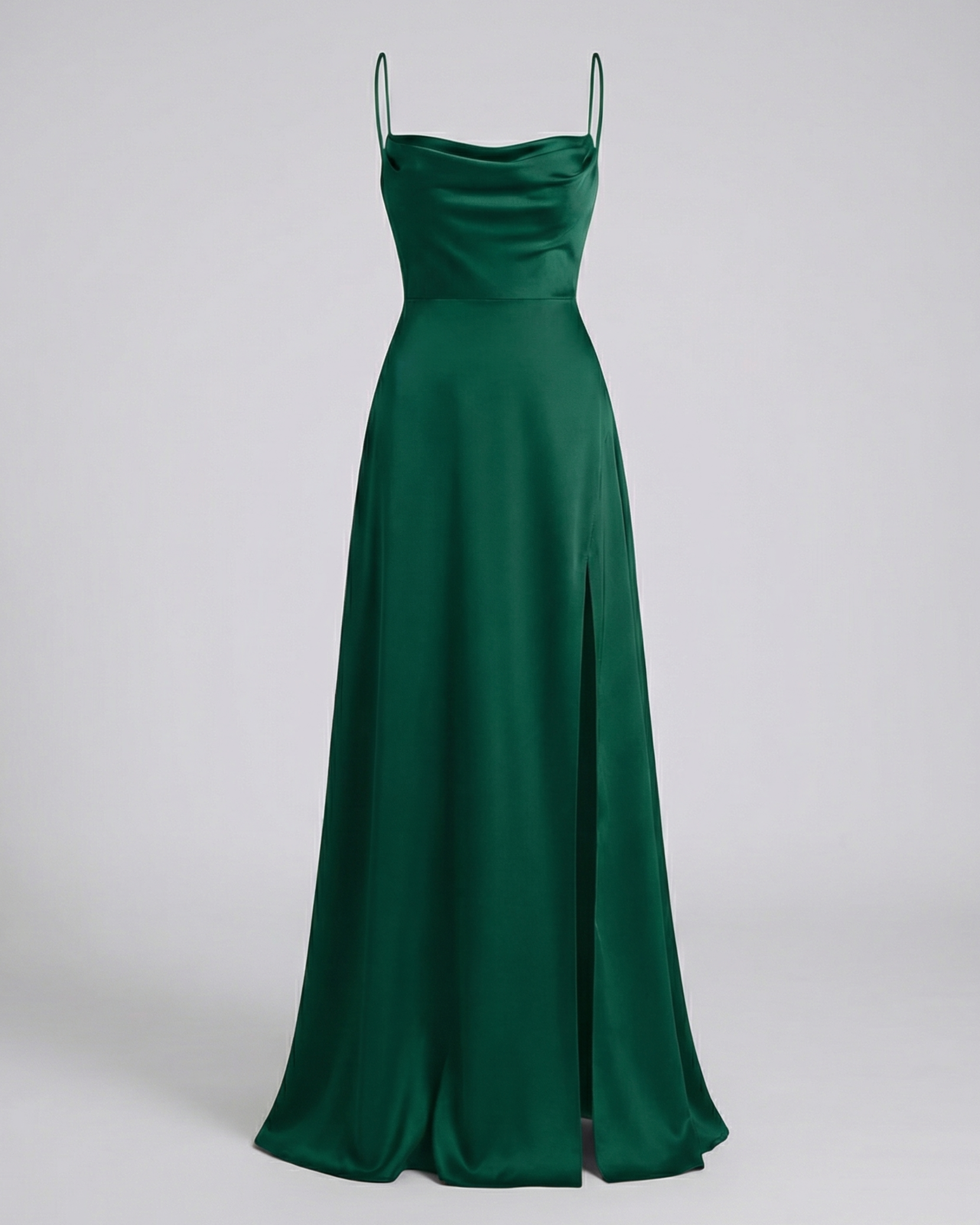 Elegant Silk Maxi Dress Women-nomda20250326-Calm Wears-Green-M-Calm Wears