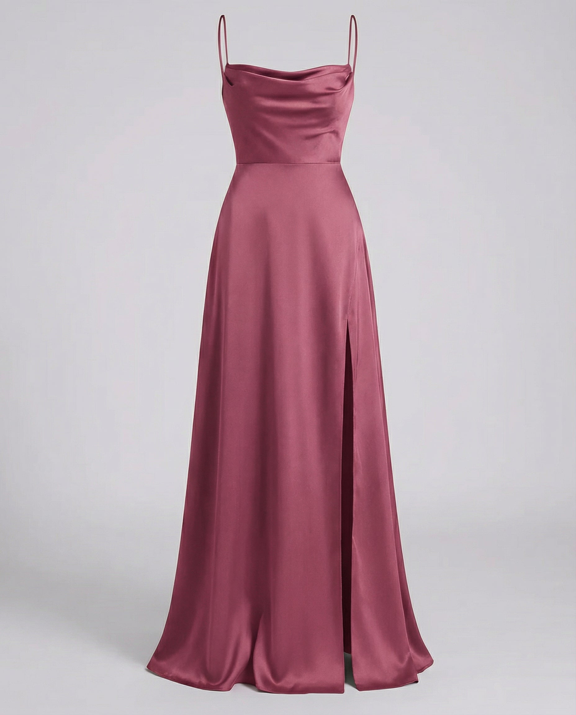 Elegant Silk Maxi Dress Women-nomda20250326-Calm Wears-Pink-S-Calm Wears