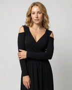 Elegant Split Evening Maxi Dress-deqalli20240919-Calm Wears-Black-S-Calm Wears