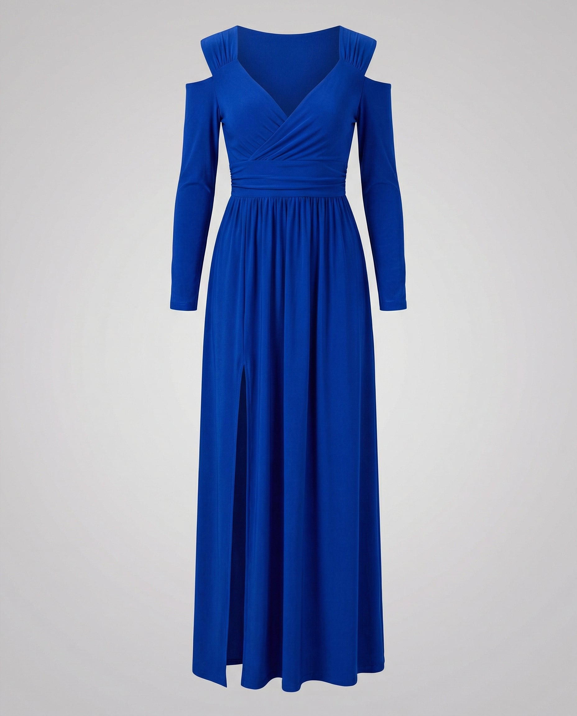 Elegant Split Evening Maxi Dress-deqalli20240919-Calm Wears-Blue-S-Calm Wears