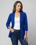 Elegant Women Blazer Tailored-https://detail.1688.com/offer/838721433053.html-Calm Wears-Blue-S-Calm Wears