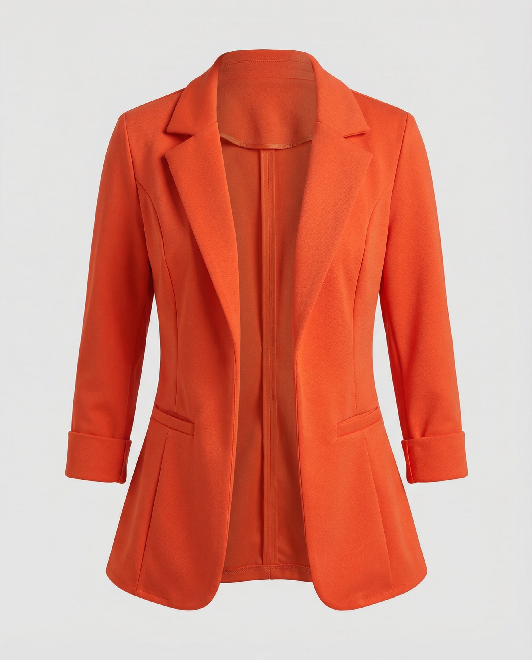 Elegant Women Blazer Tailored-https://detail.1688.com/offer/838721433053.html-Calm Wears-Red-S-Calm Wears