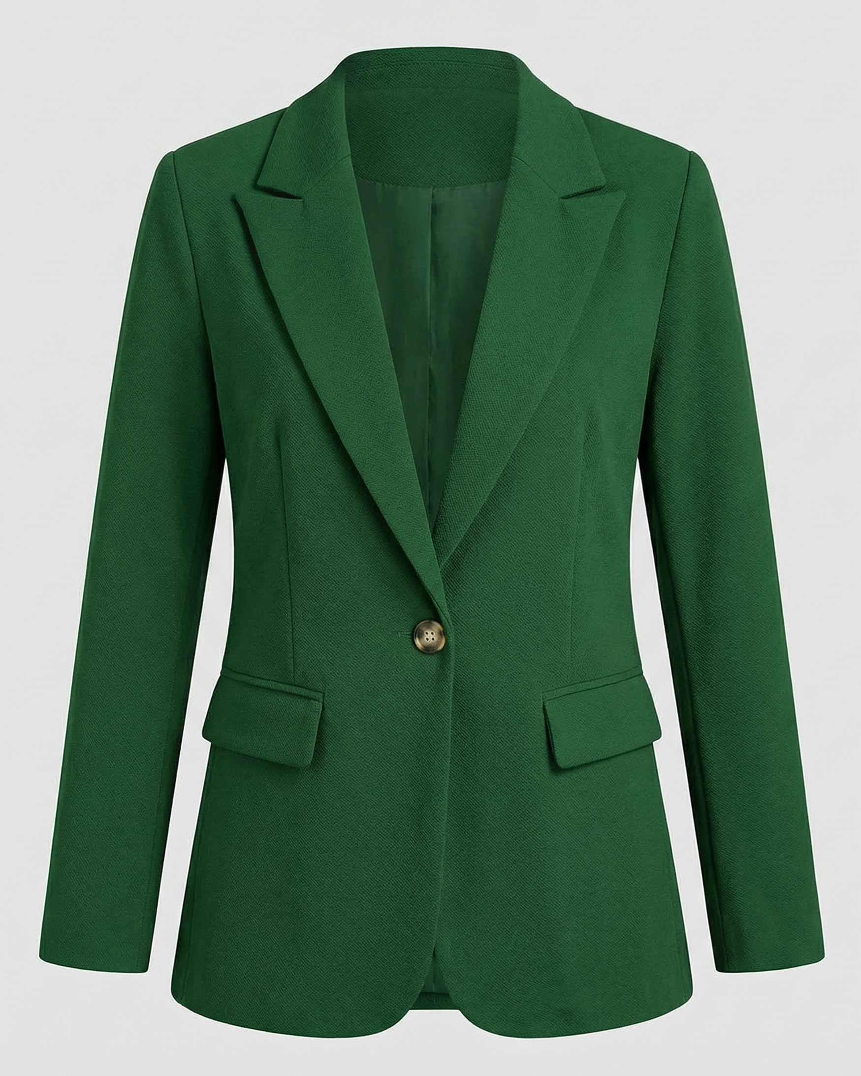 Elegant Women's Blazer-velvets-fashion20251113-Calm Wears-Green-S-Calm Wears
