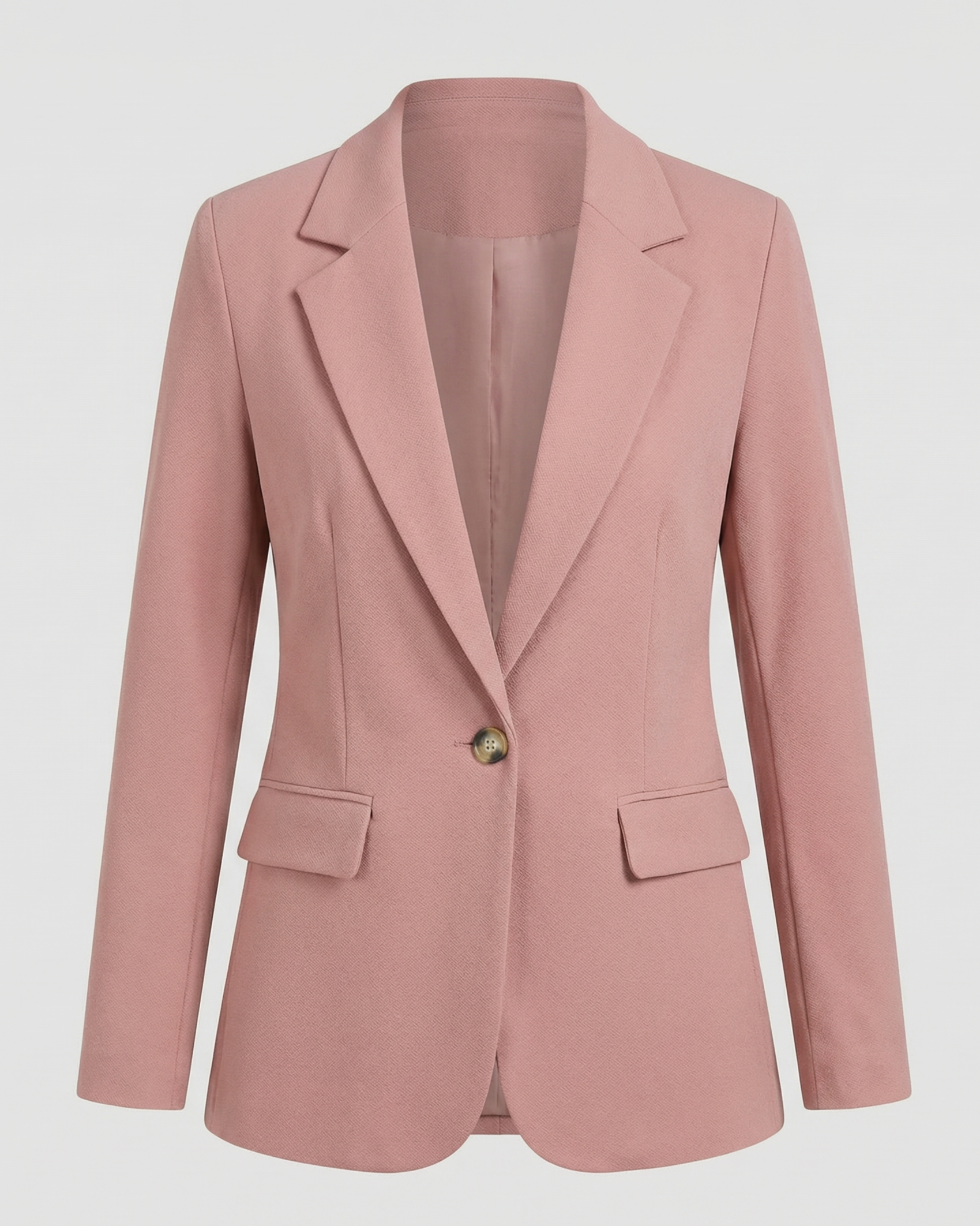 Elegant Women's Blazer-velvets-fashion20251113-Calm Wears-Pink-S-Calm Wears